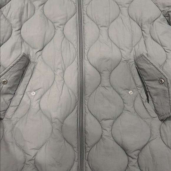 Zara Kids Oversized Quilted bomber Jacket -size 13/14 - Picture 4 of 9